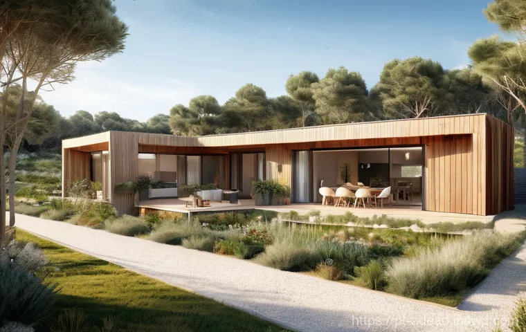 에너지 포지티브 건축과 기술 혁신의 미래 - The interior of a contemporary, open-plan living room in a Portuguese smart home. The space is brigh...