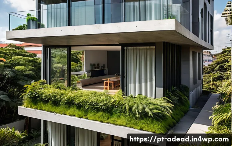 에너지 포지티브 건축과 지속 가능성 교육 - A modern, sustainable residential building in a Brazilian urban setting featuring sleek, integrated ...