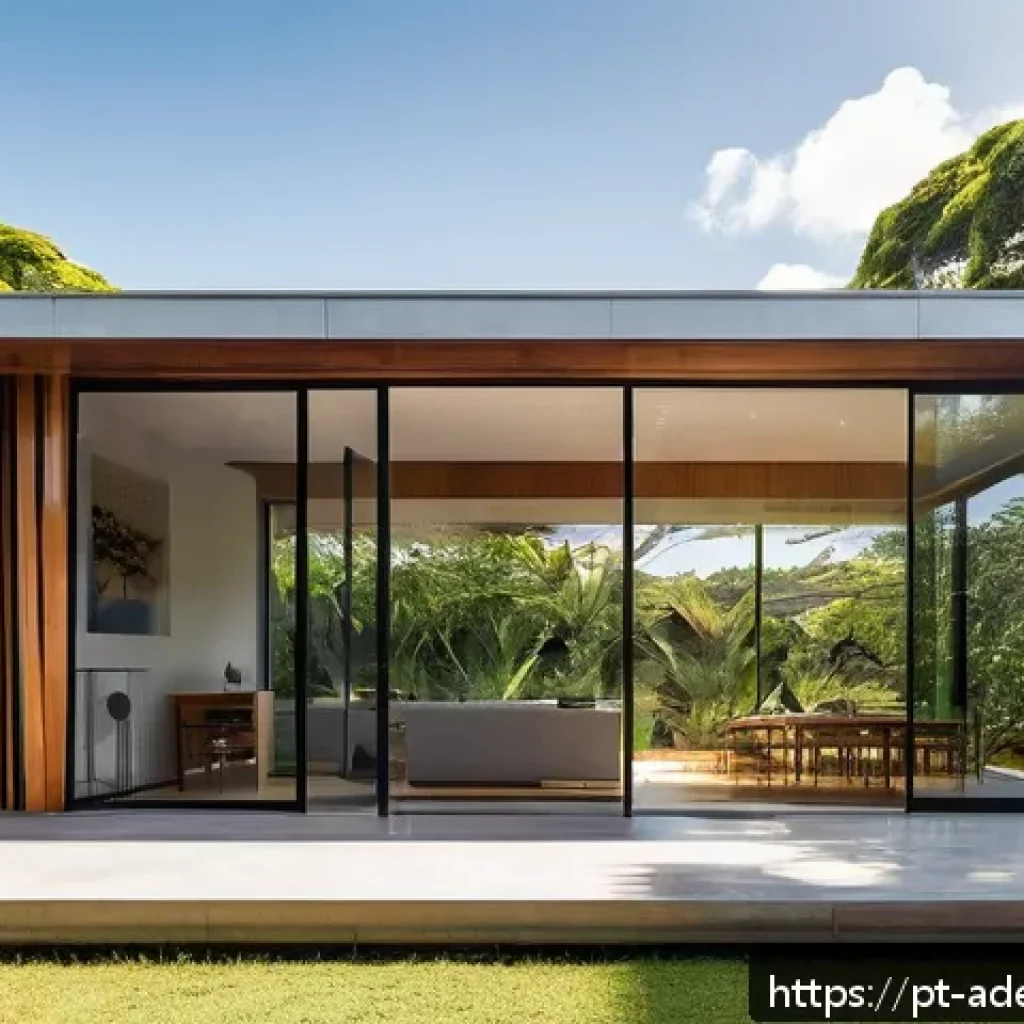 에너지 포지티브 건축의 경제적 지속 가능성 - A modern sustainable residential building in Brazil featuring advanced thermal insulation panels on ...