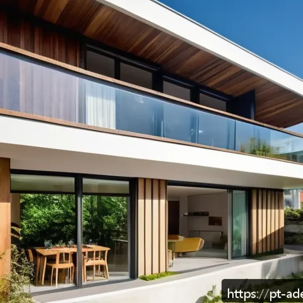 에너지 포지티브 건축의 정책적 지원 - A modern Brazilian residential building designed with sustainable architecture, featuring high-effic...