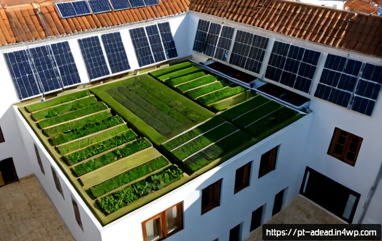 Home 17 에너지 포지티브 건축의 협업 모델 - Photorealistic wide-angle view of a collaborative design workshop inside a bright Portuguese communi...
